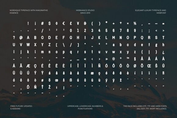 Nordique Font preview 4