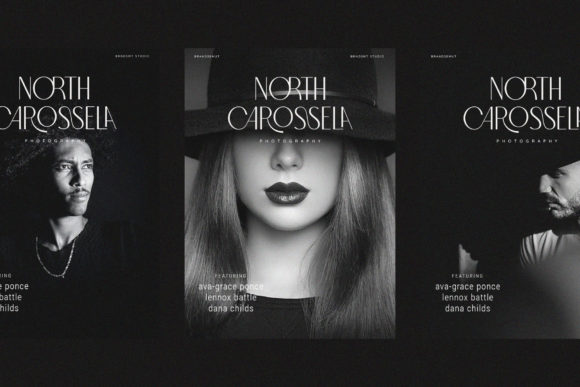 North Carossela Font preview 2