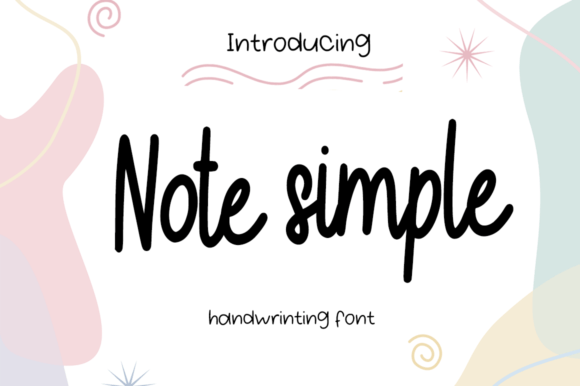 Note Simple Font