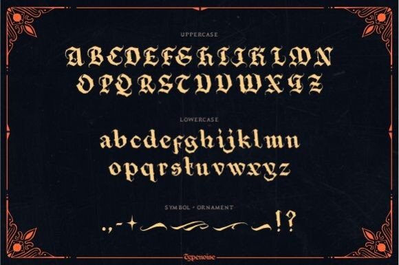 Nostra Font preview 3