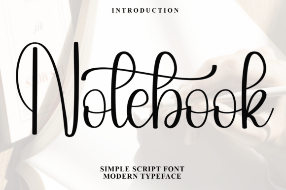Notebook Font preview 2