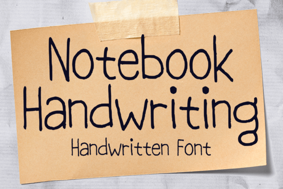 Notebook Handwriting Font
