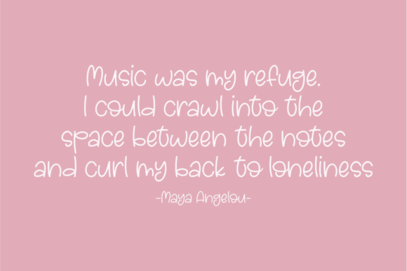 Notes Magic Font preview 2