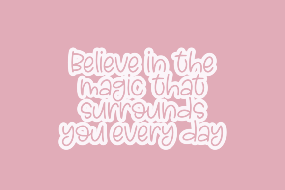 Notes Magic Font preview 4