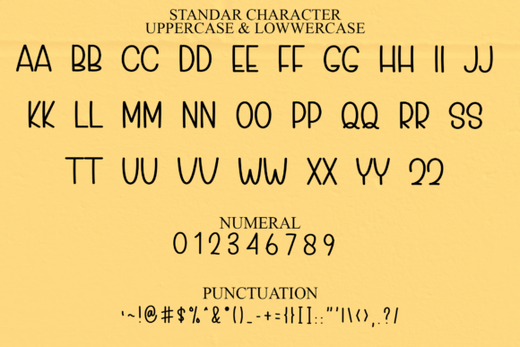 Notes Retro Font preview 3