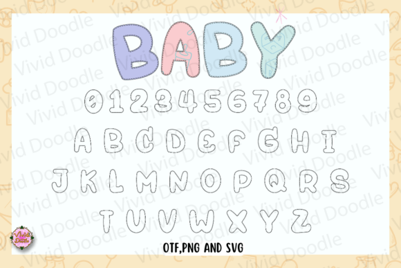 Baby Alphabet Font preview 2