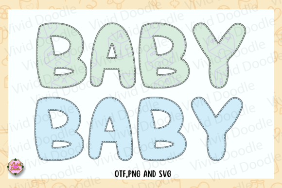 Baby Alphabet Font preview 3
