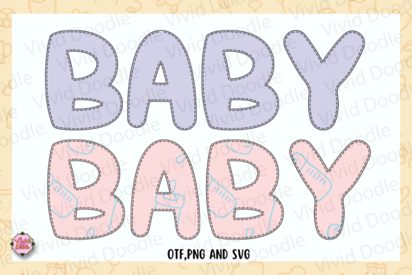 Baby Alphabet Font preview 4