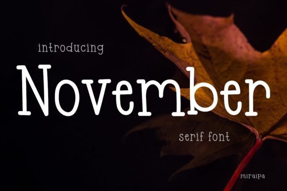 November Font