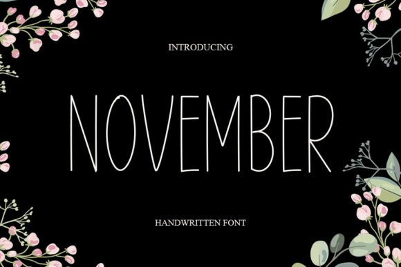 November Font preview 2