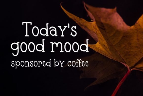 November Font preview 3