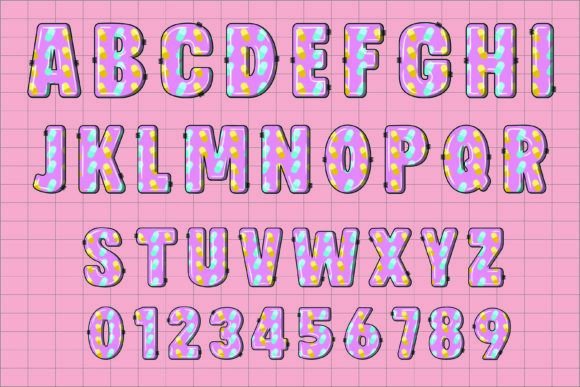 Nurse 3d Font Font preview 3