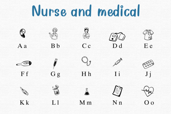 Nurse and Medical Font preview 2