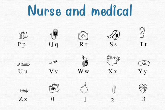 Nurse and Medical Font preview 3