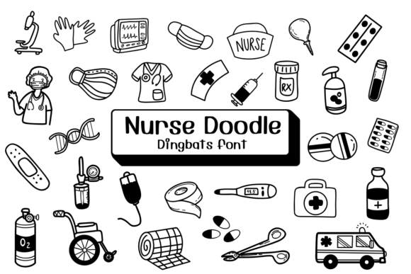 Nurse Doodle Font