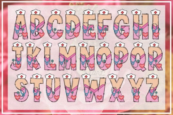 Nurse Valentine Font preview 2