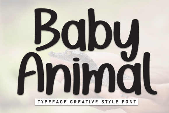Baby Animal Font