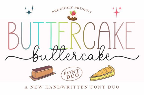 Butter Cake Duo Font