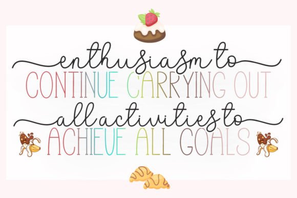 Butter Cake Duo Font preview 4