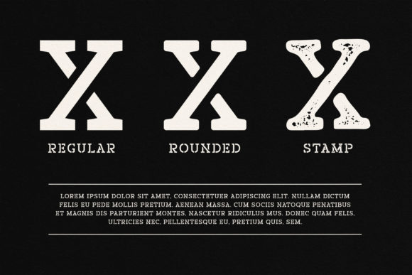 Off War Font preview 3