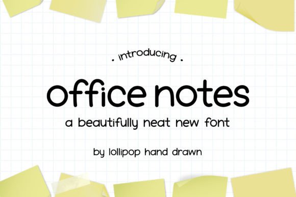 Office Notes Font