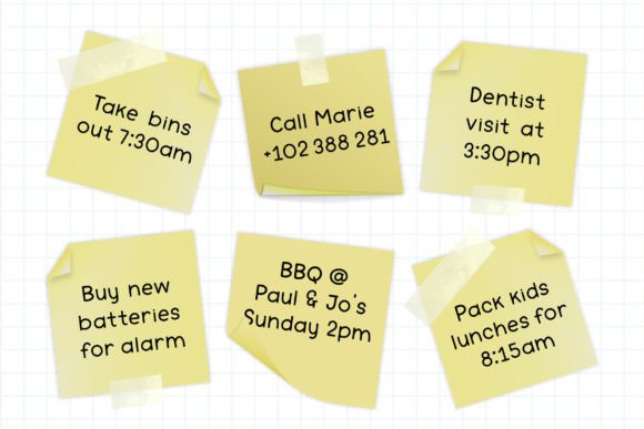 Office Notes Font preview 3
