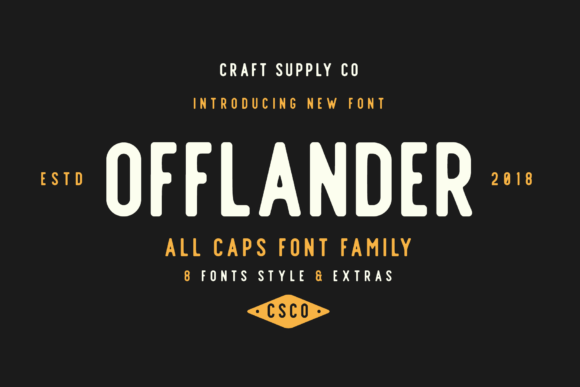 Offlander Family Font