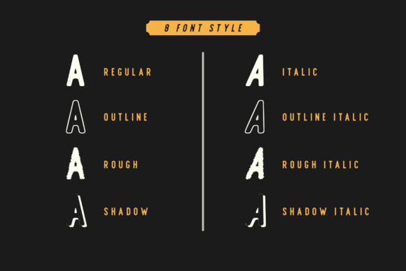 Offlander Family Font preview 2