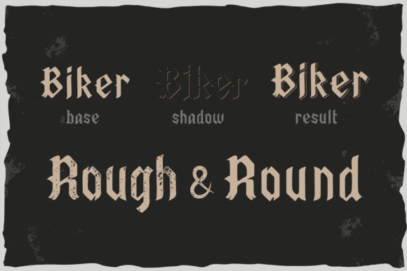 Old Biker Font preview 2