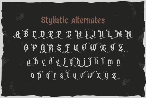 Old Biker Font preview 3