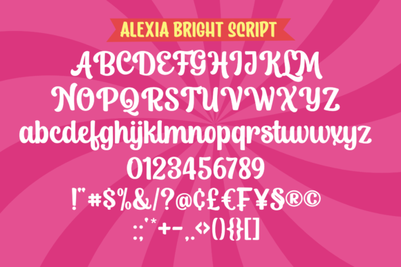 Alexia Bright Font preview 3