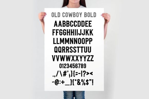 Old Cowboy Bold Font preview 4