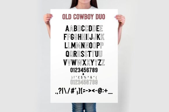 Old Cowboy Bundle Font preview 3