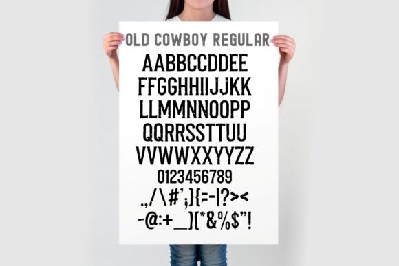 Old Cowboy Bundle Font preview 4