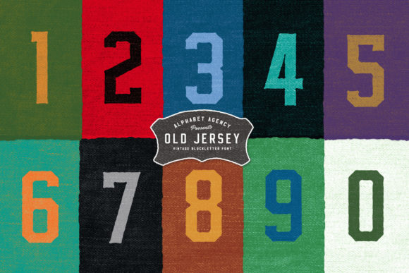 Old Jersey Font preview 3