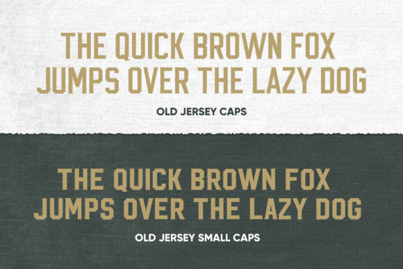 Old Jersey Font preview 4