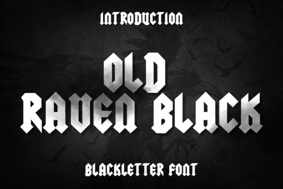 Old Raven Black Font