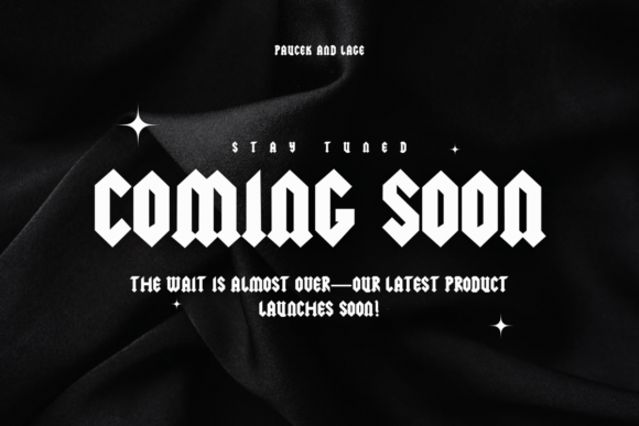 Old Raven Black Font preview 3