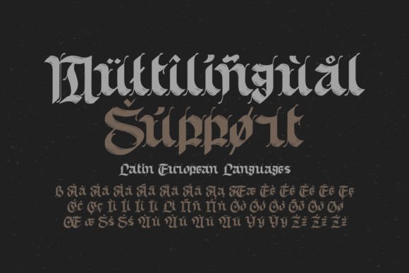 Old Skull Font preview 4