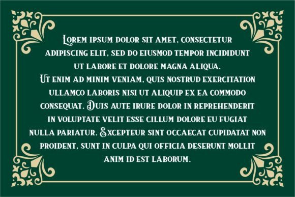 Old Vintage Victorian Font preview 3