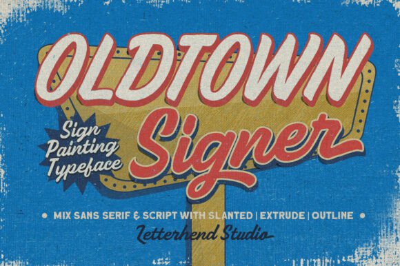 Oldtown Signer Font