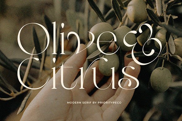 Olive & Citrus Font