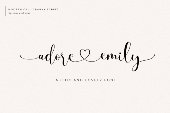 Olivia James Font preview 2