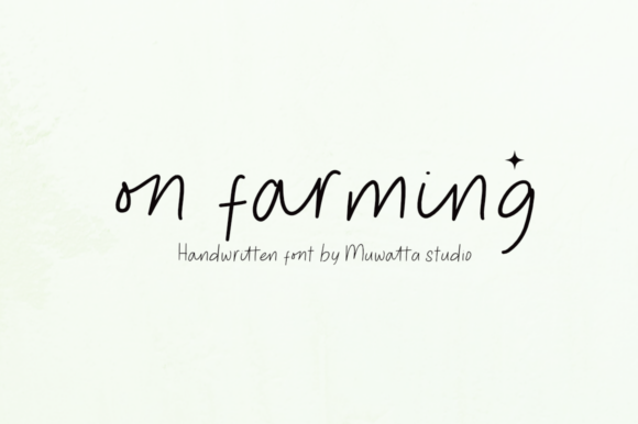 On Farming Font