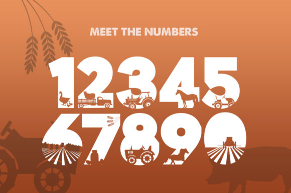 On the Farm Font preview 3