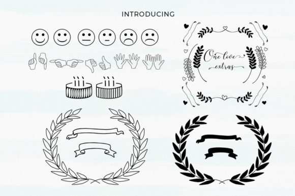 One Love Font preview 3