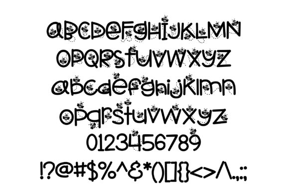 Baby Bumble Bee Font preview 3