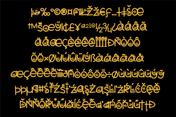 Baby Bumble Bee Font preview 4