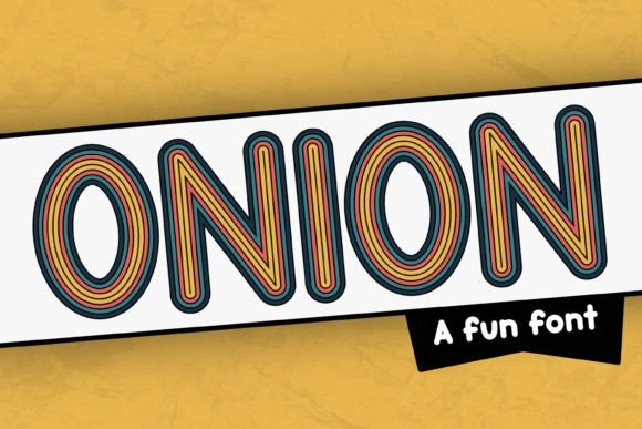 Onion Font preview 2