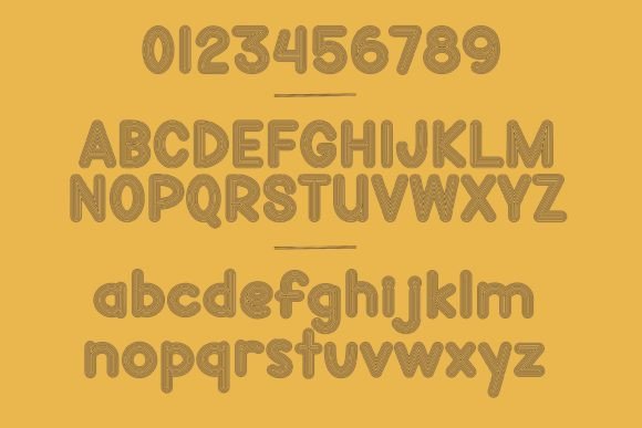 Onion Font preview 3